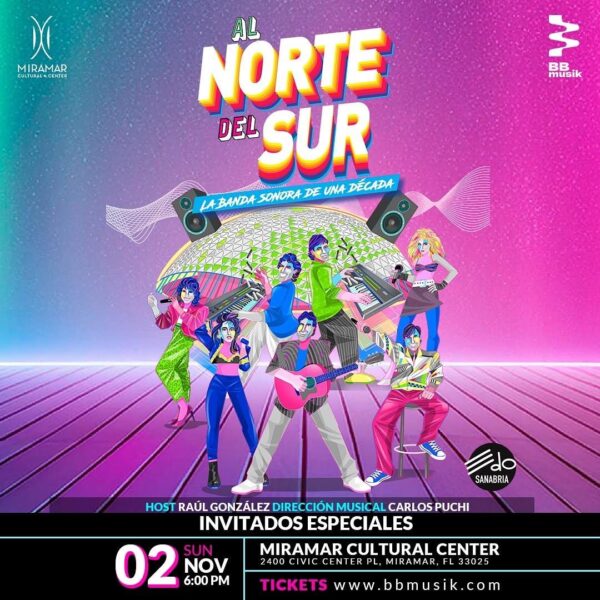 “Al Norte del Sur – La Experiencia En Vivo”: Un viaje musical a los gloriosos 80’s del pop venezolano