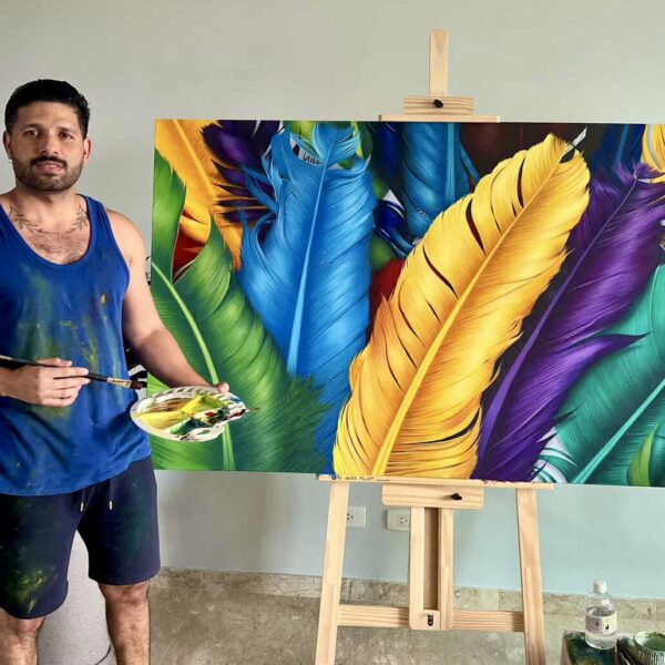 Víctor Escorcha: Sueños Plasmados en Arte