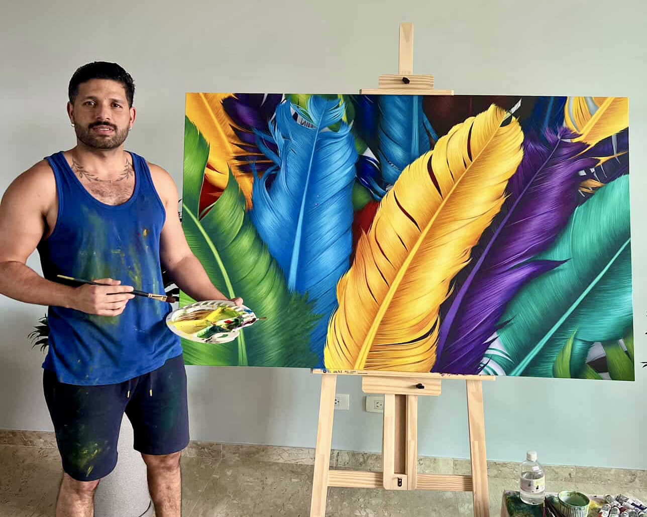 Víctor Escorcha: Sueños Plasmados en Arte