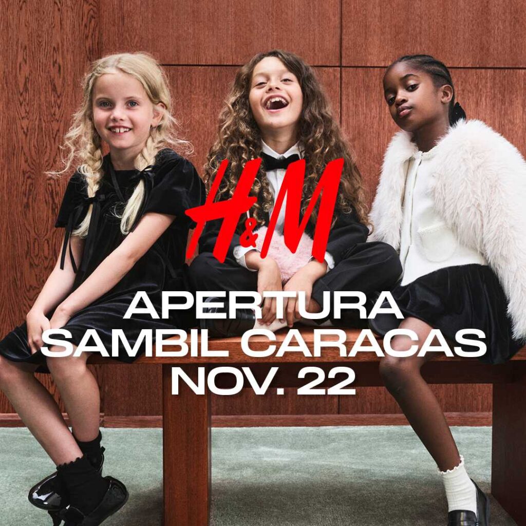 H&M abre sus puertas este 22 de noviembre en Sambil Chacao