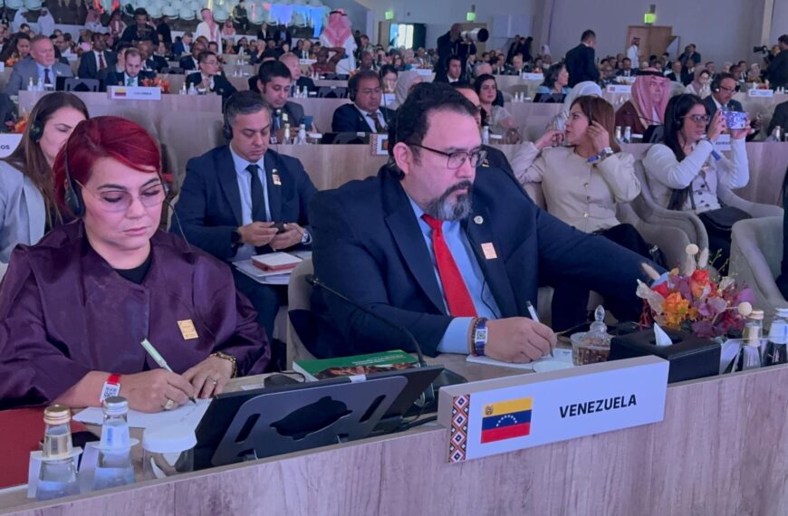 Venezuela presente en la gala inaugural de la 26º Asamblea General de ONU Turismo