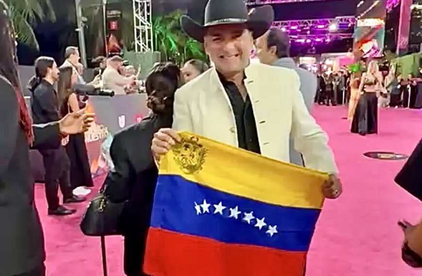 De Venezuela para el mundo: Rommel Rodríguez alza la bandera tricolor en Premio Lo Nuestro 2026