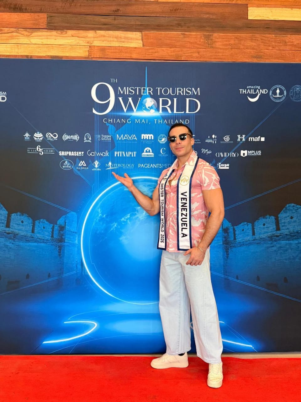 ‎Marcos Palacios con paso firme en la 9na edición del Mister Tourism World International