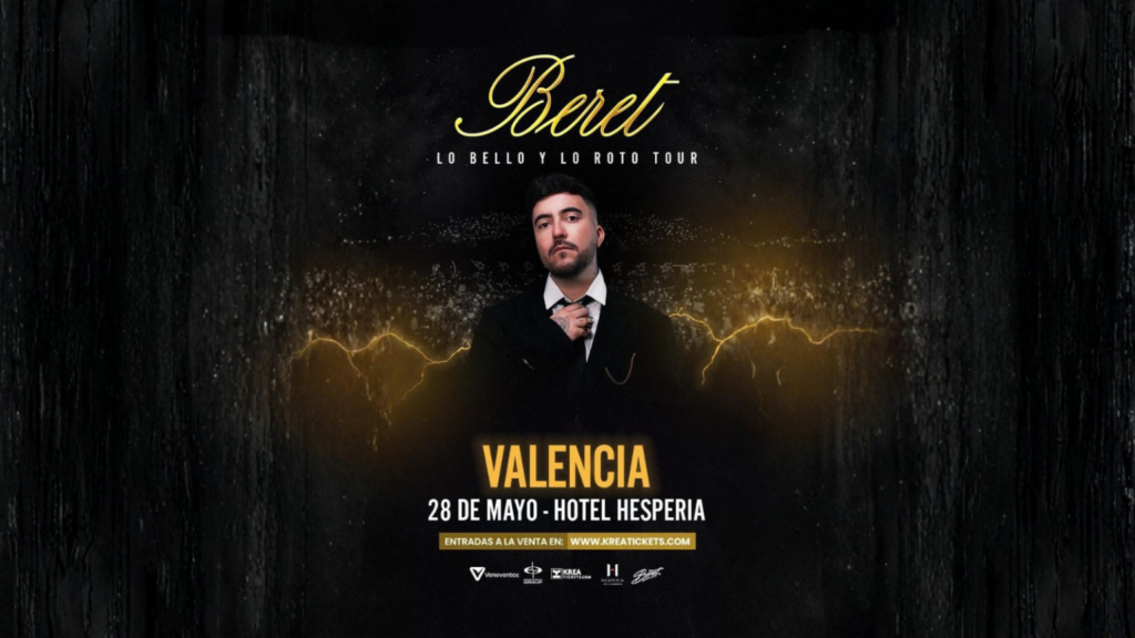 Beret se presenta en Valencia con su Tour “Lo Bello y Lo Roto”