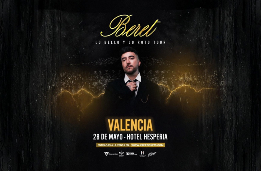 Beret se presenta en Valencia con su Tour “Lo Bello y Lo Roto”
