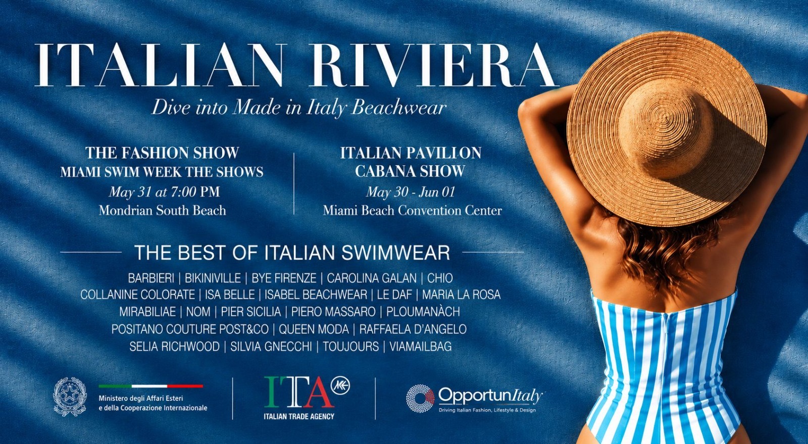 El Made in Italy se apodera de Miami Swim Week y Cabana con “Italian Riviera”
