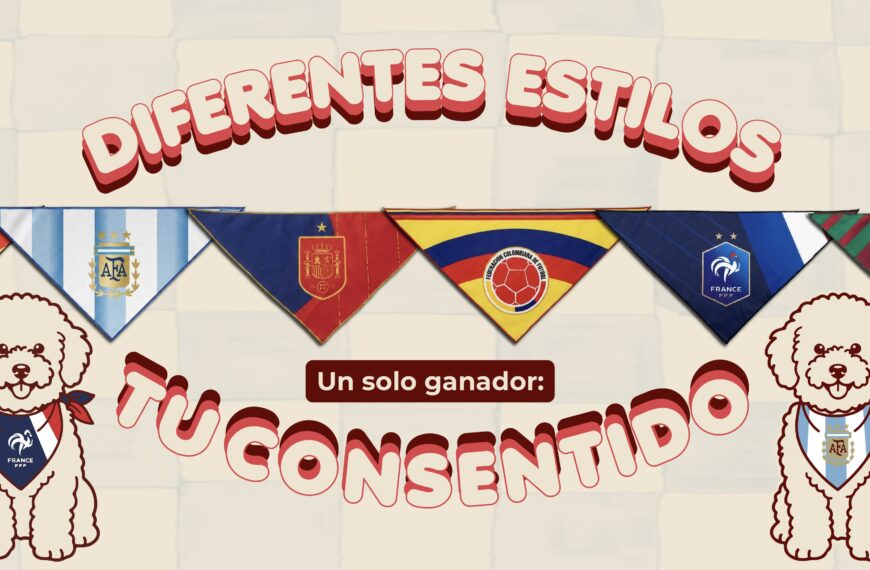 Vidapets presenta sus nuevas bandanas mundialistas para mascotas