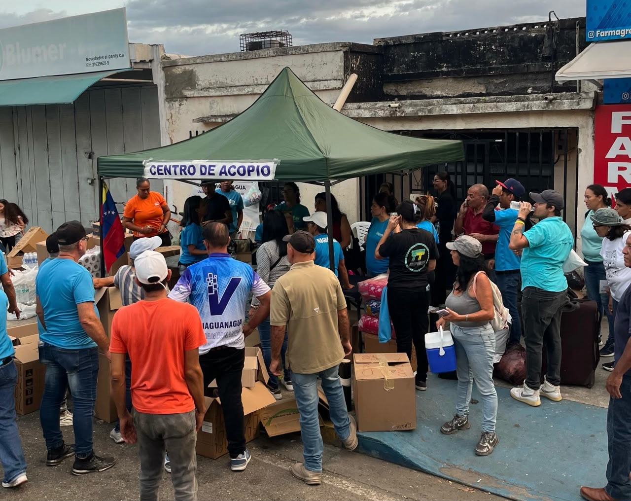 Habilitan más de 40 centros de acopio en Carabobo para canalizar ayuda humanitaria