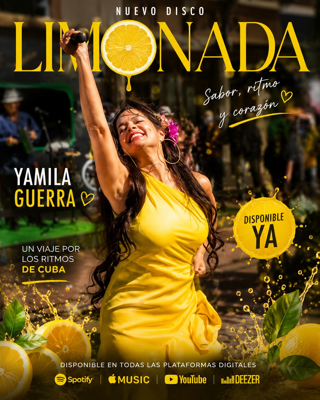 Yamila Guerra celebra sus raíces con el lanzamiento de “Limonada”: Una vibrante producción dedicada a la música cubana