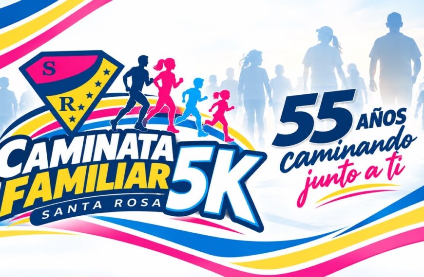 U.E Colegio Santa Rosa realizará Caminata Familiar 5K por sus 55 años el domingo 08 noviembre