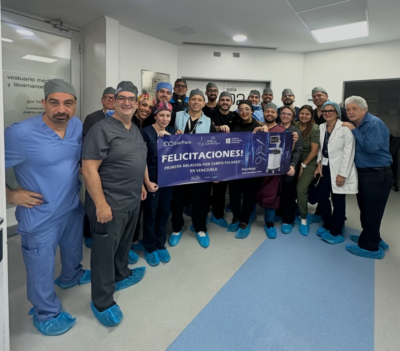 Con total éxito se realizó el primer procedimiento de ablación con campo pulsado en el Hospital de Clínicas Caracas