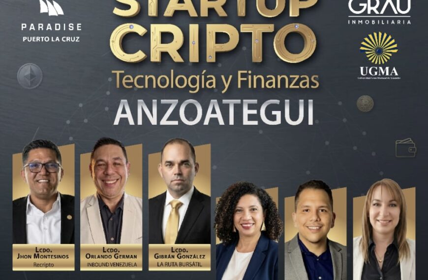 Startup Cripto Anzoátegui impulsará la educación en criptofinanzas en Puerto La Cruz