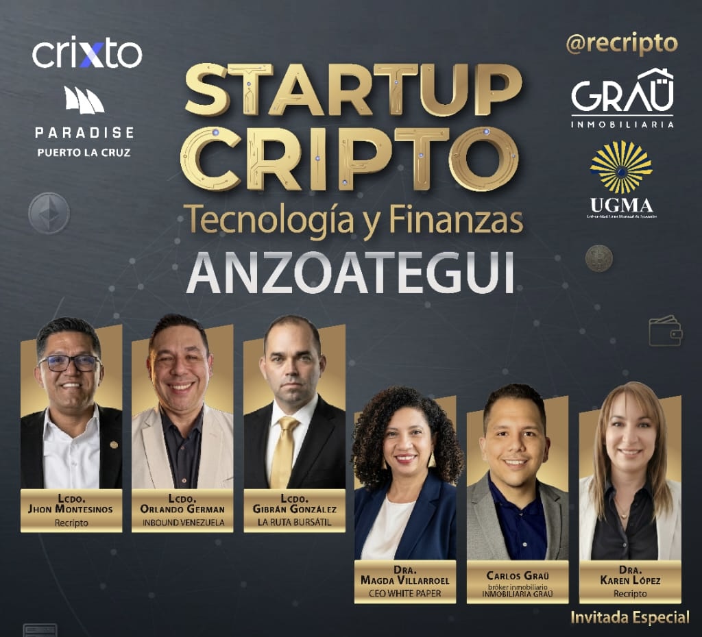 Startup Cripto Anzoátegui impulsará la educación en criptofinanzas en Puerto La Cruz